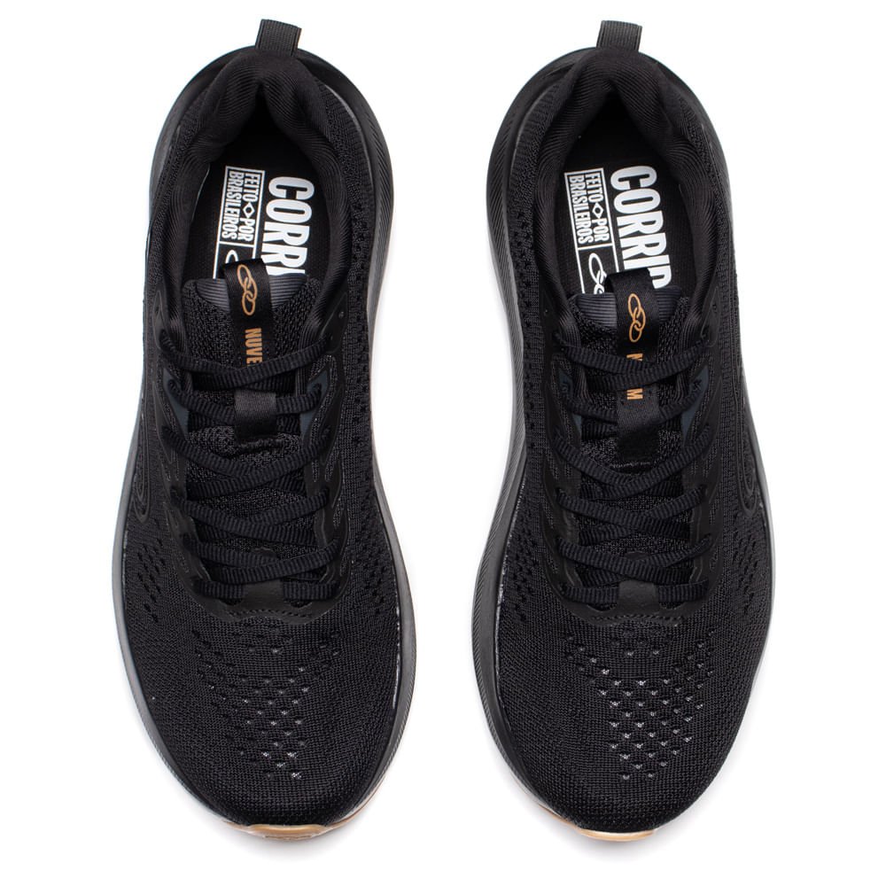 Tênis Masculino Olympikus Nuvem Leve Hypersox Preto Preto 4