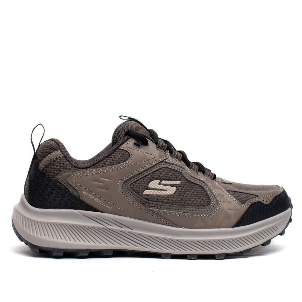 Tênis Masculino Skechers Ridgestar Impermeável Marrom/Preto