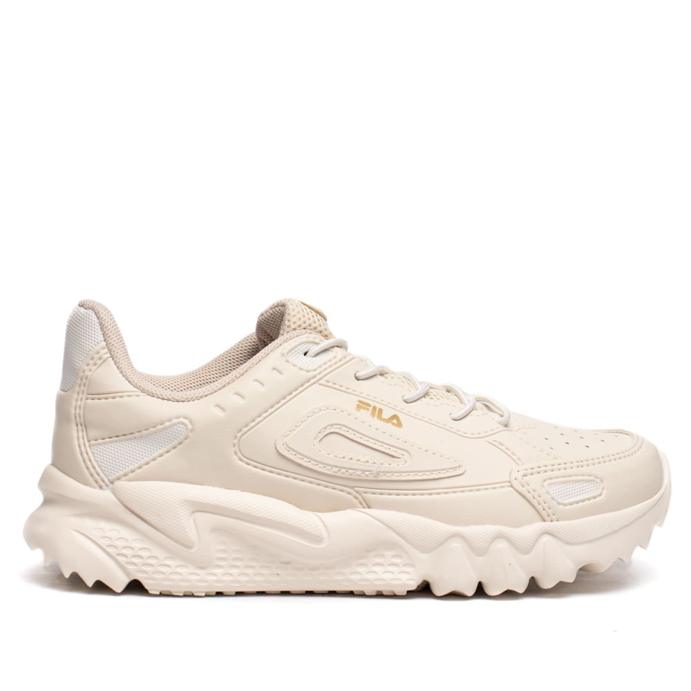 Tênis Infantil Fila Venture Tracer Lite Bege/Dourado