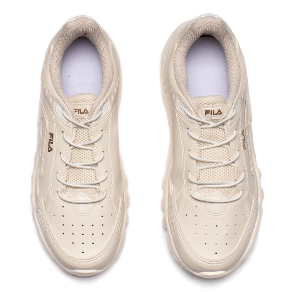 Tênis Infantil Fila Venture Tracer Lite Bege/Dourado Bege 4