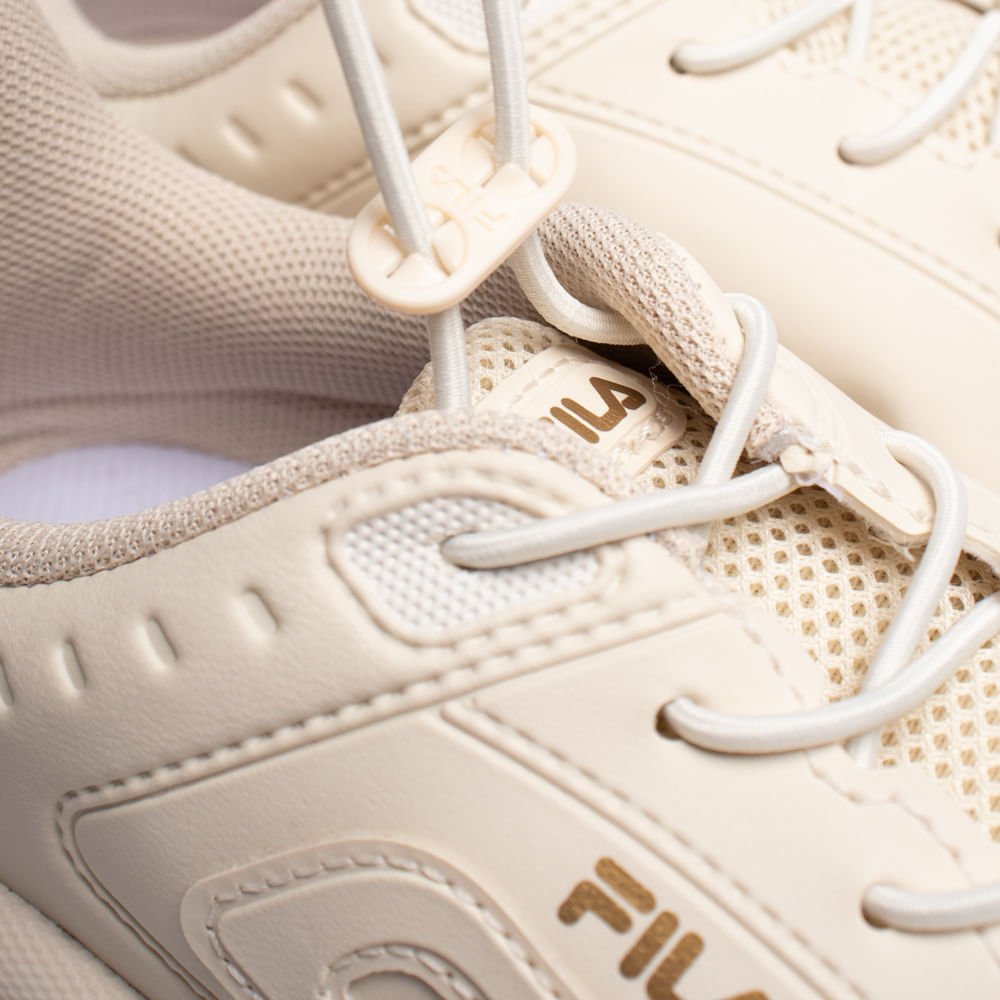 Tênis Infantil Fila Venture Tracer Lite Bege/Dourado Bege 5