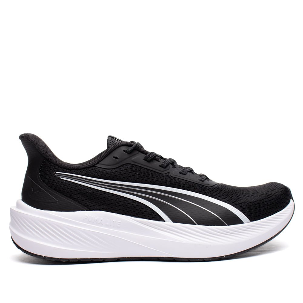 Tênis Masculino Puma Dasher Lite BDP Esportivo Preto/Branco