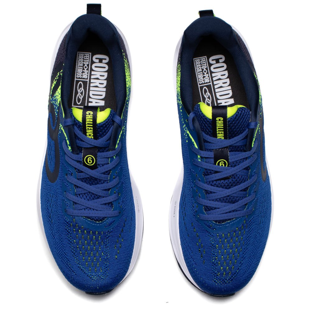 Tênis Masculino Olympikus Challenger 6 Azul/verde Azul 4