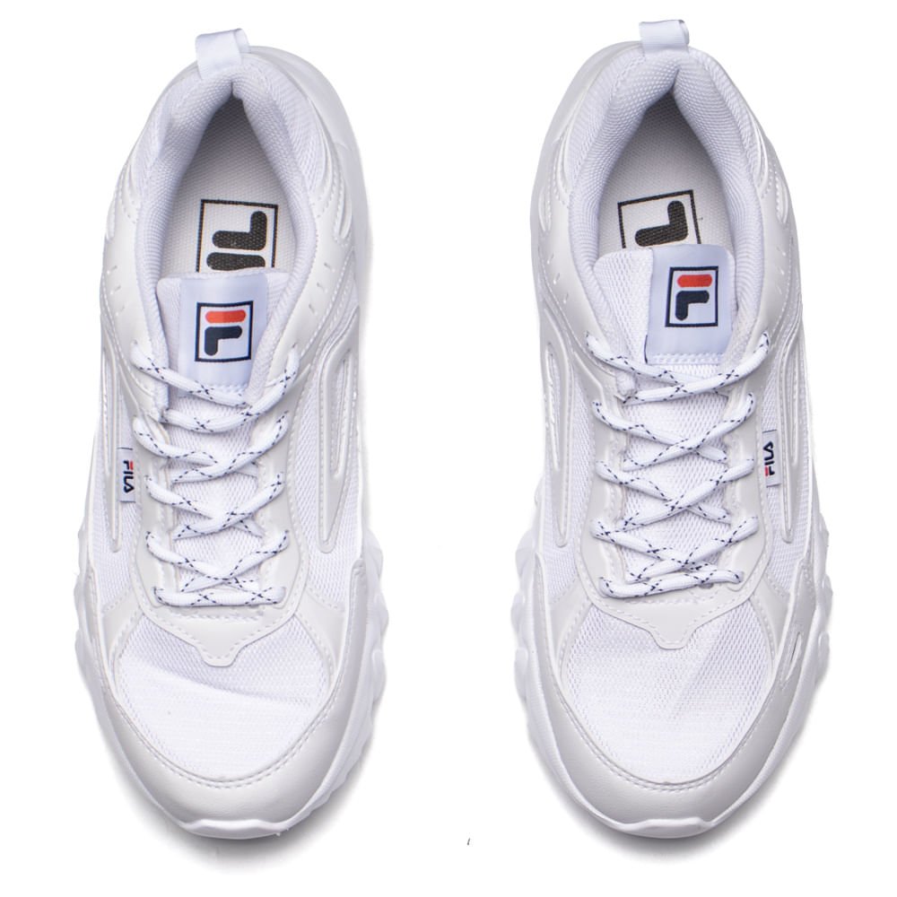 Tênis Feminino Fila Venture Tracer Lite Tratorado Branco Branco 4