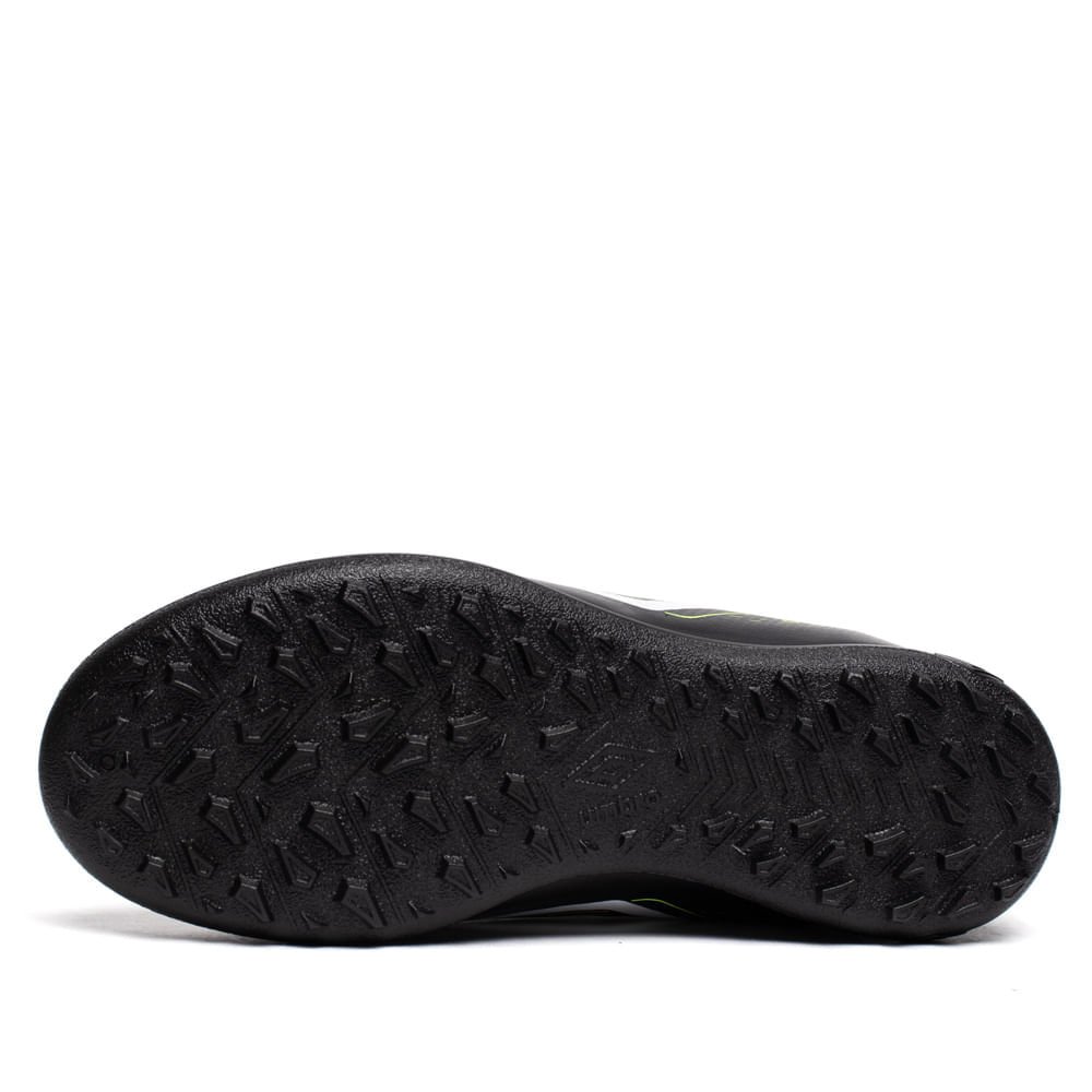 Chuteira Society Umbro Fast II Esportiva Preto/Verde Preto 2