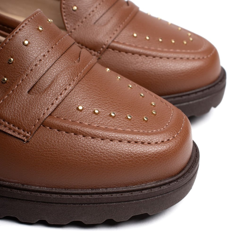 Mocassim Feminino Modare Napa Floather Tratorado Avelã Marrom 5