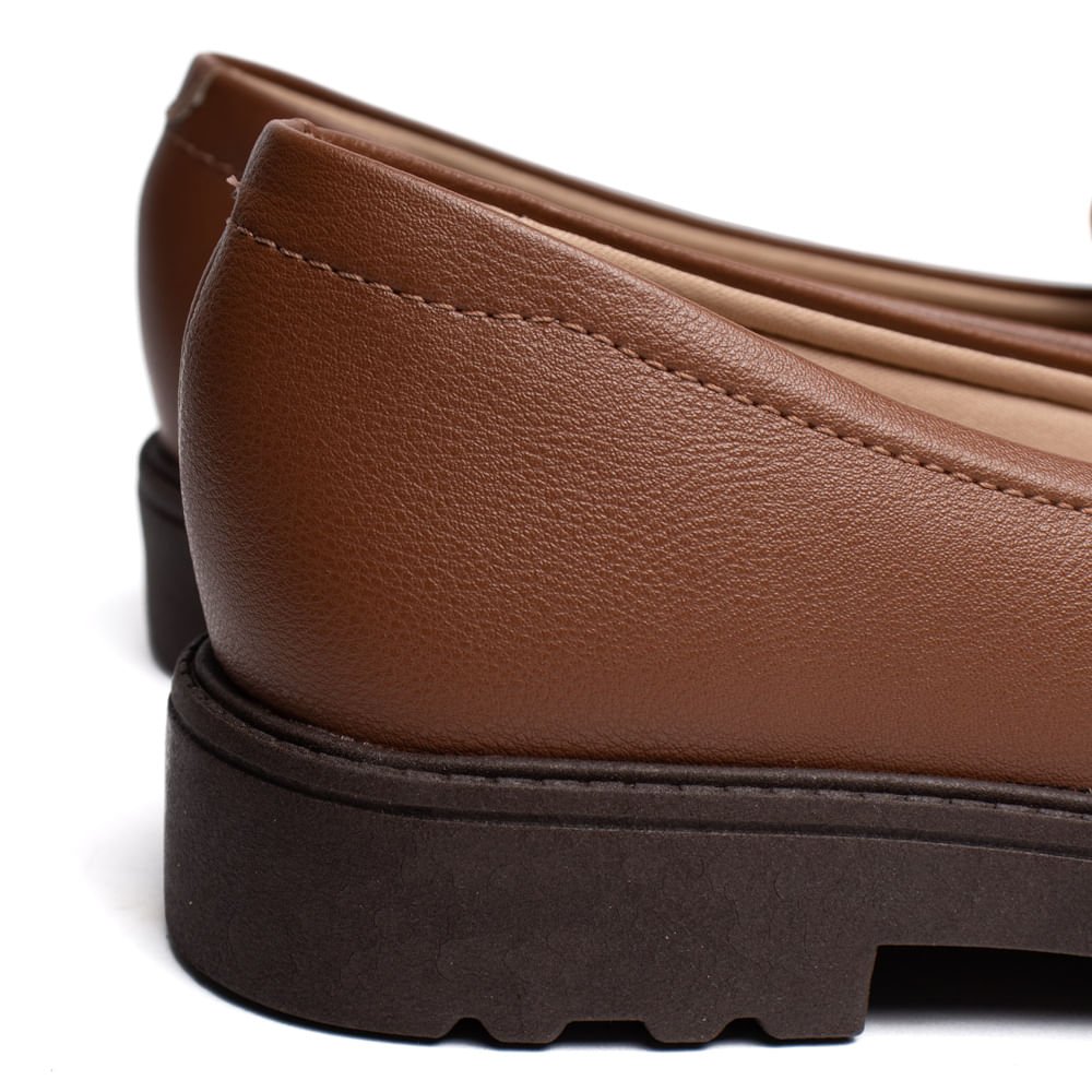 Mocassim Feminino Modare Napa Floather Tratorado Avelã Marrom 6