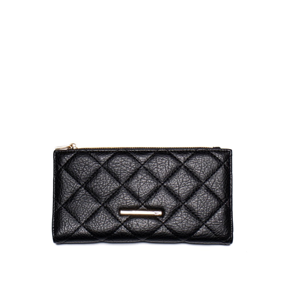 Carteira Feminina WJ Matelassê Preto