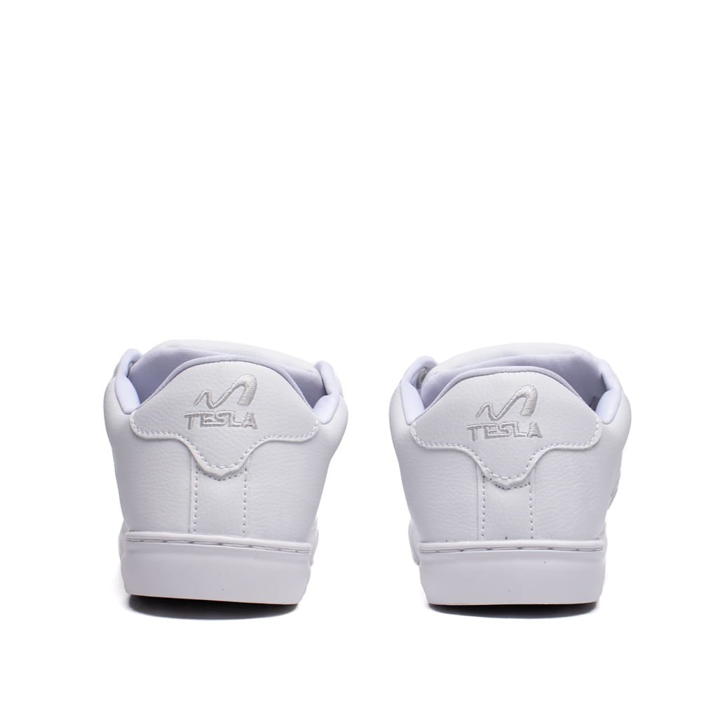 Tênis Masculino Tesla Hertz Skate Branco Branco 3