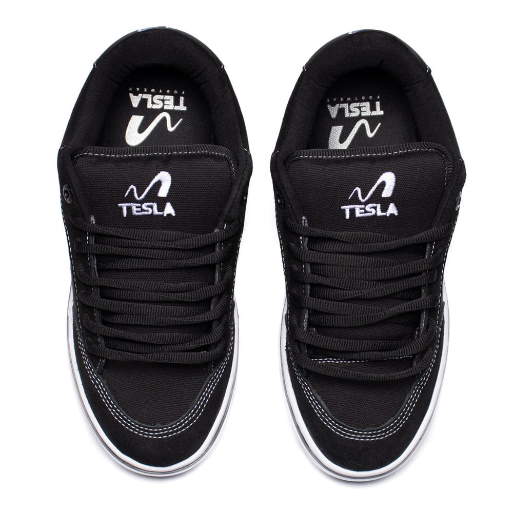 Tênis Masculino Tesla Flow Skate Preto Preto 4