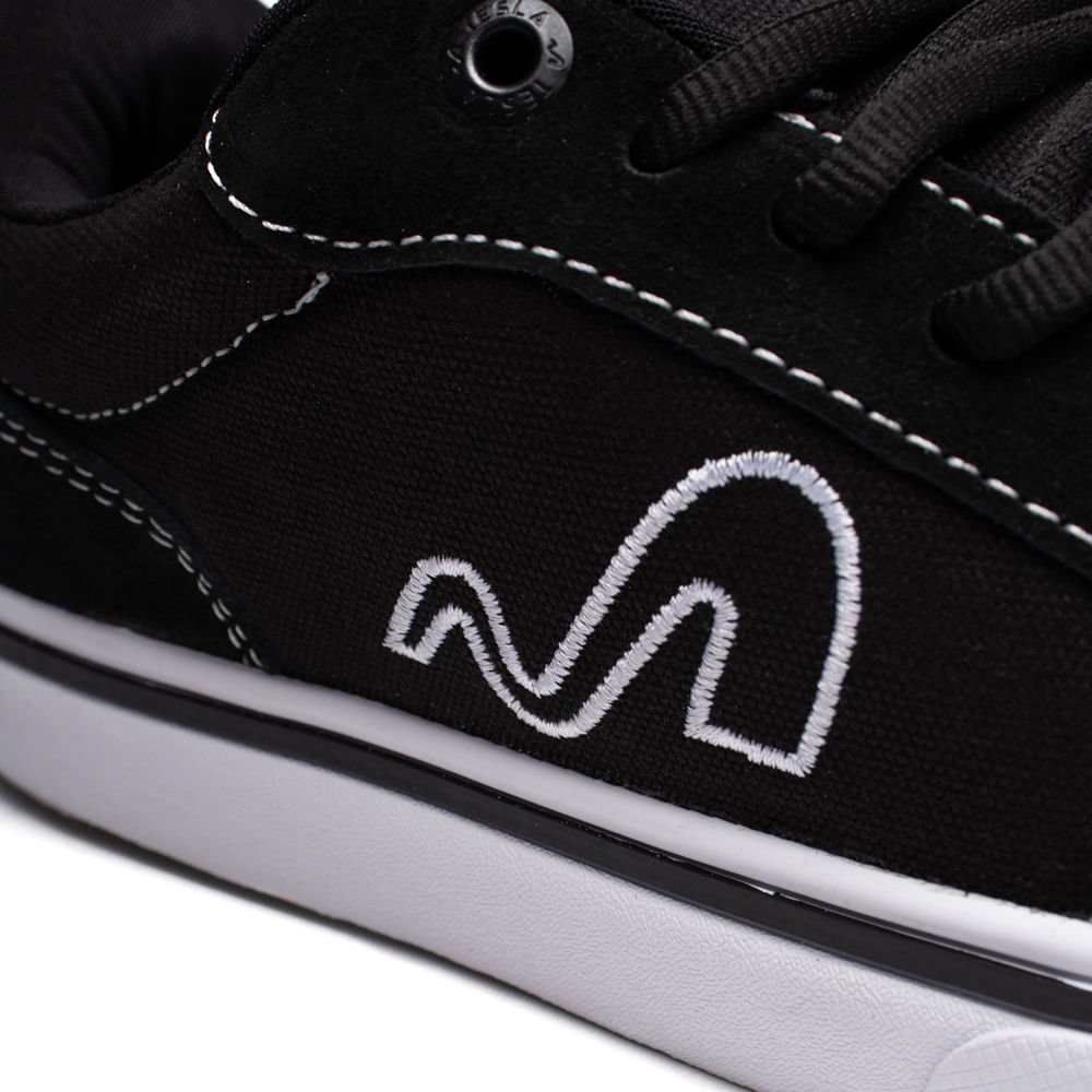 Tênis Masculino Tesla Flow Skate Preto Preto 6