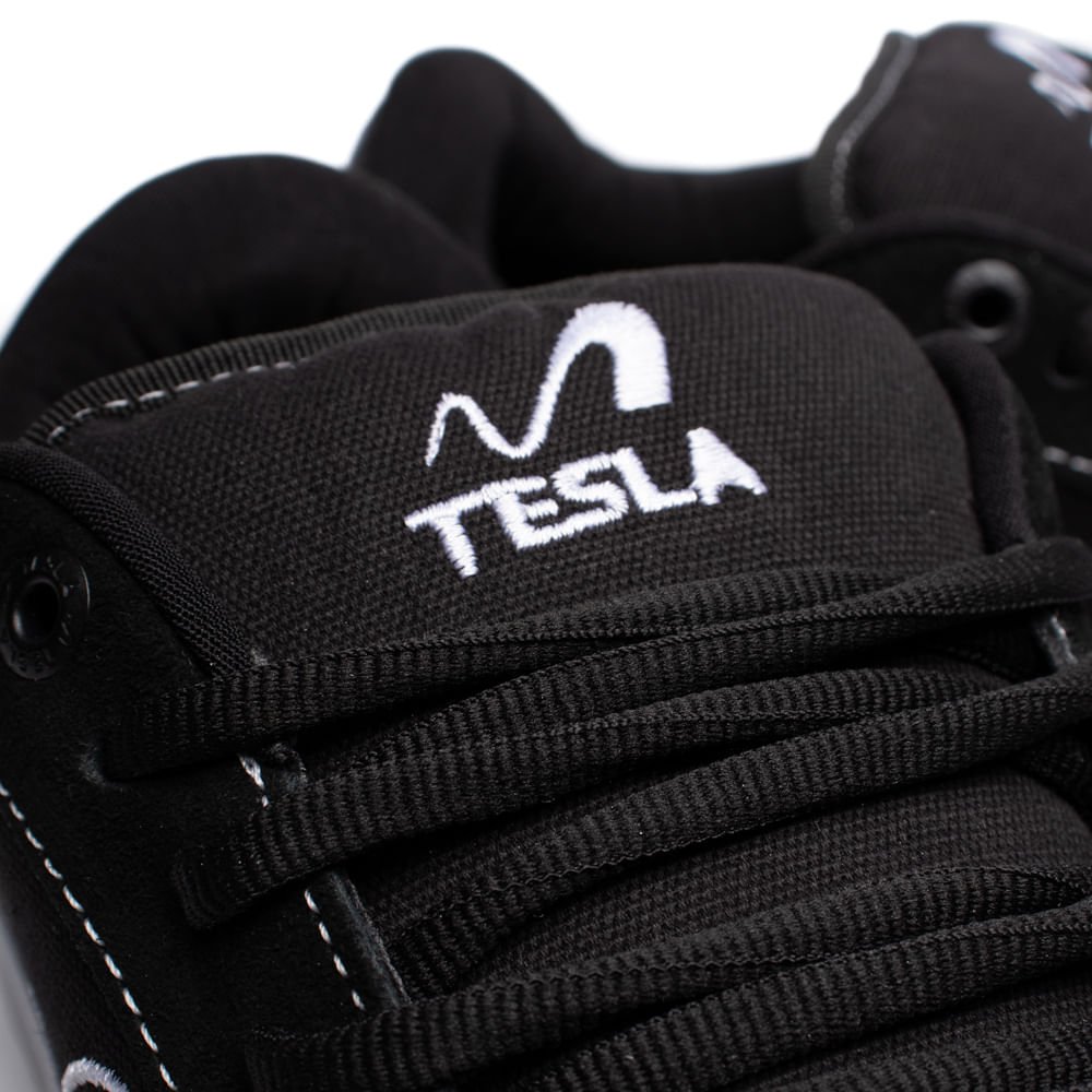 Tênis Masculino Tesla Flow Skate Preto Preto 7