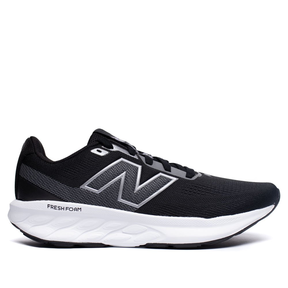 Tênis Masculino New Balance 520 V9 Esportivo Preto/Cinza