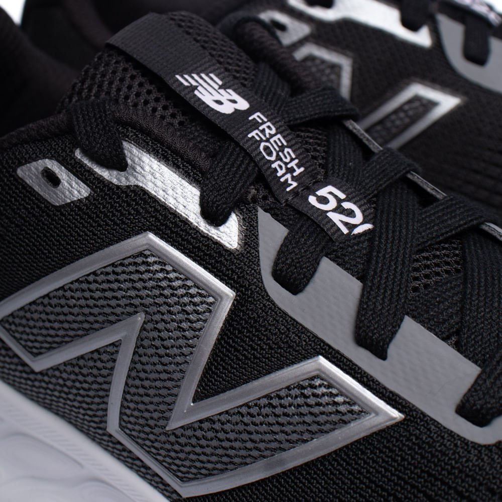Tênis Masculino New Balance 520 V9 Esportivo Preto/Cinza Preto 7