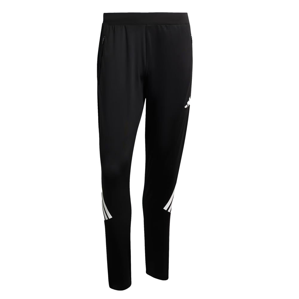 Calça Masculina Adidas Running Iconic Esportivo Preto/Branco Preto 4