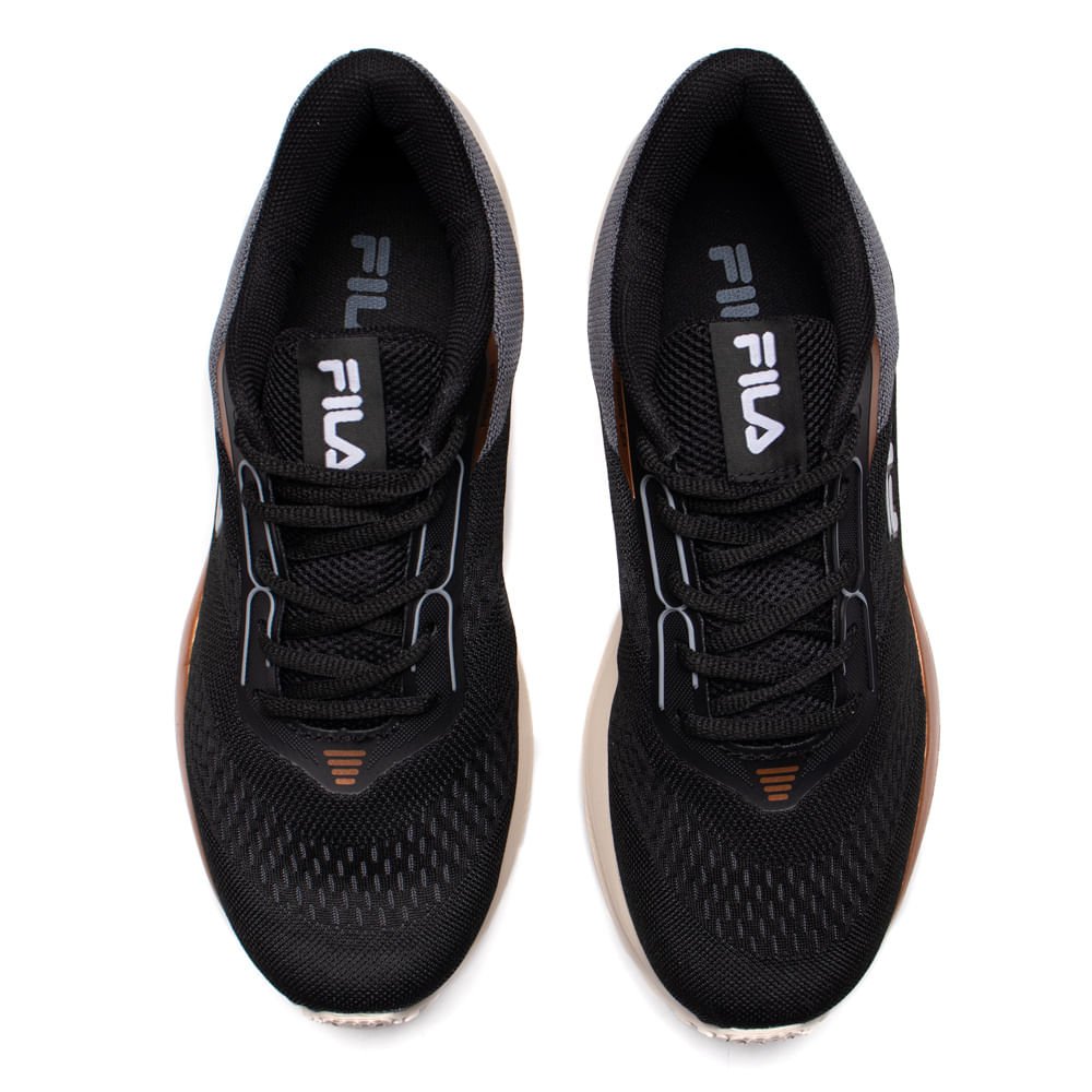 Tênis Feminino Fila Rise Up Energized Esportivo Preto Preto 4