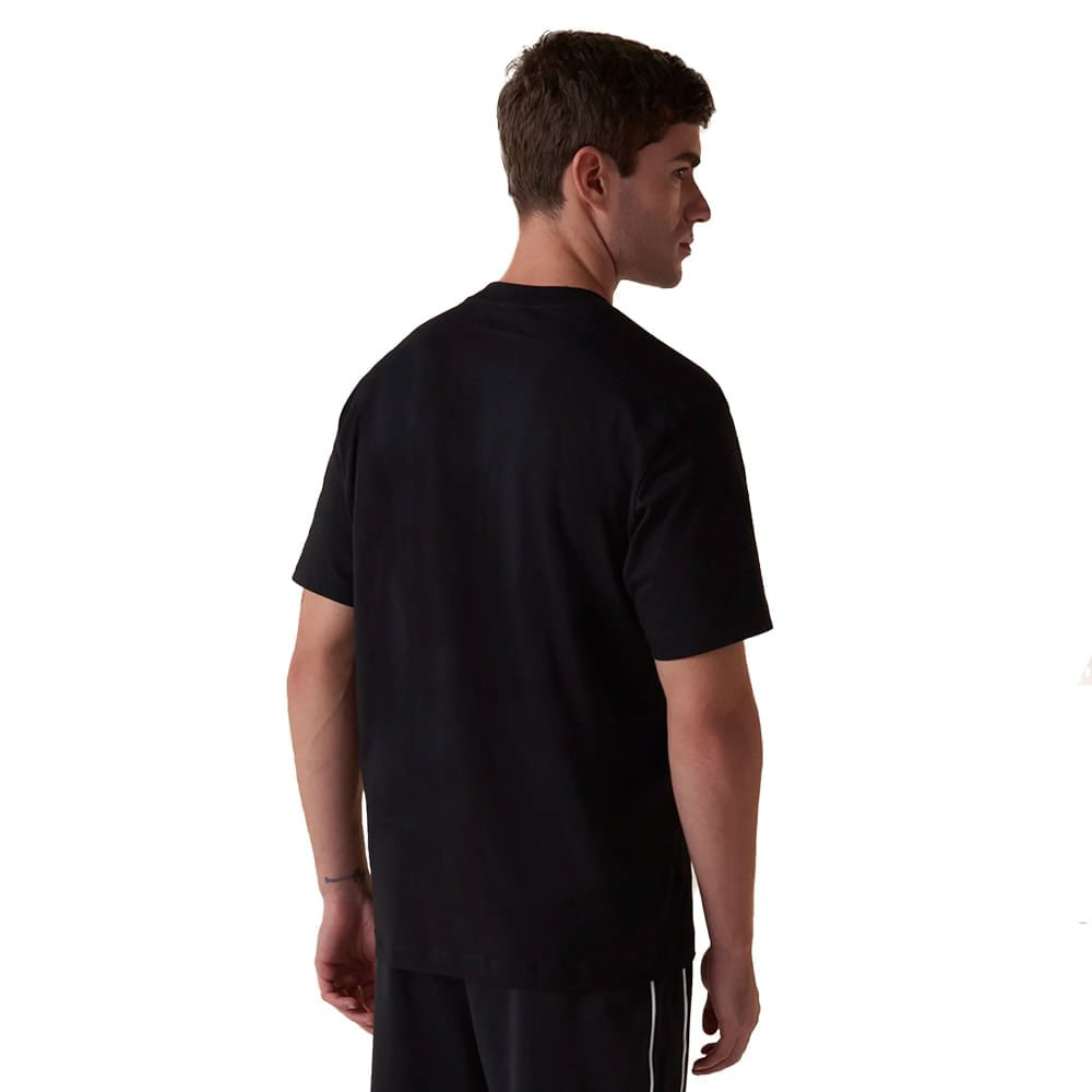 Camiseta Masculina Fila Comfort Classic Preto Preto 2