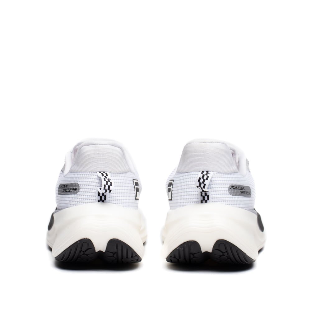Tênis Masculino Fila Racer Speedzone Corrida Branco/Preto Branco 3