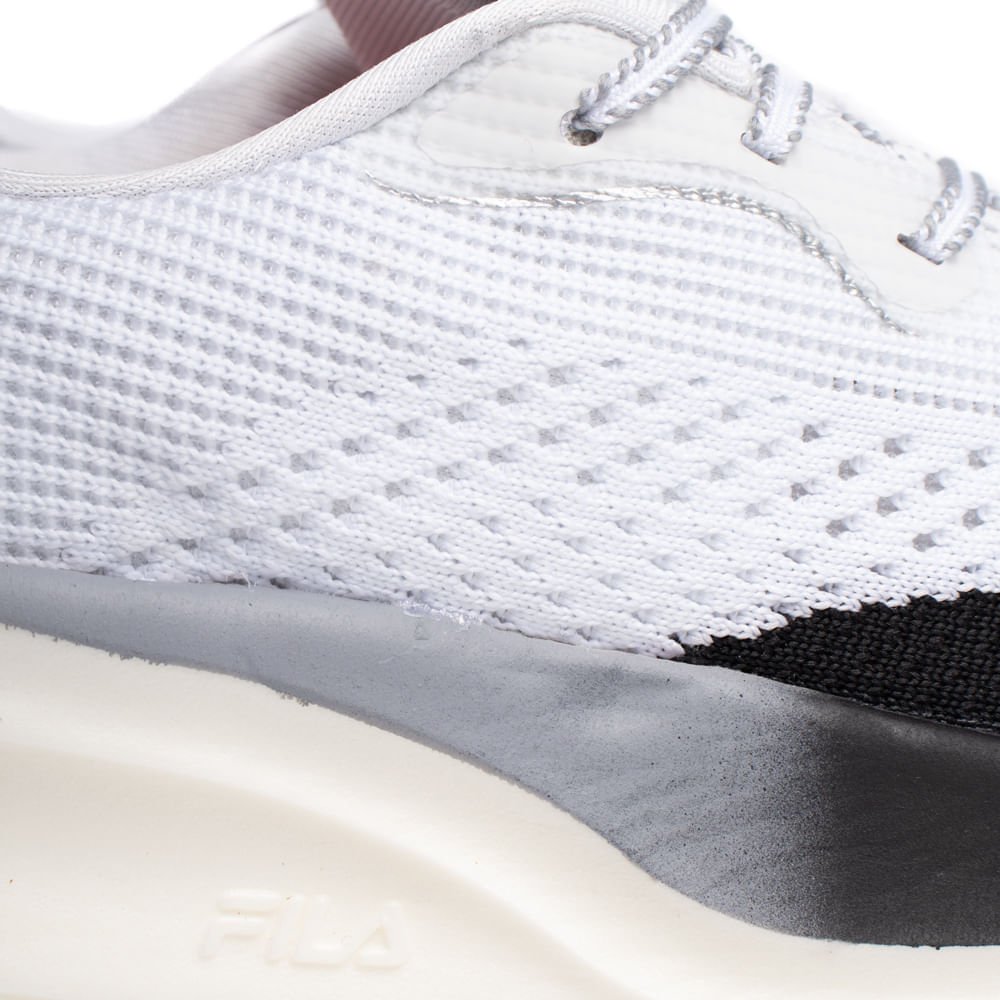 Tênis Masculino Fila Racer Speedzone Corrida Branco/Preto Branco 6
