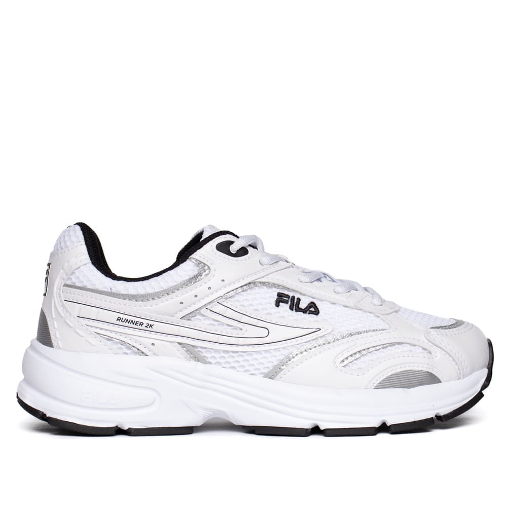 Tênis Feminino Fila Runner 2K Super Action Branco/Preto