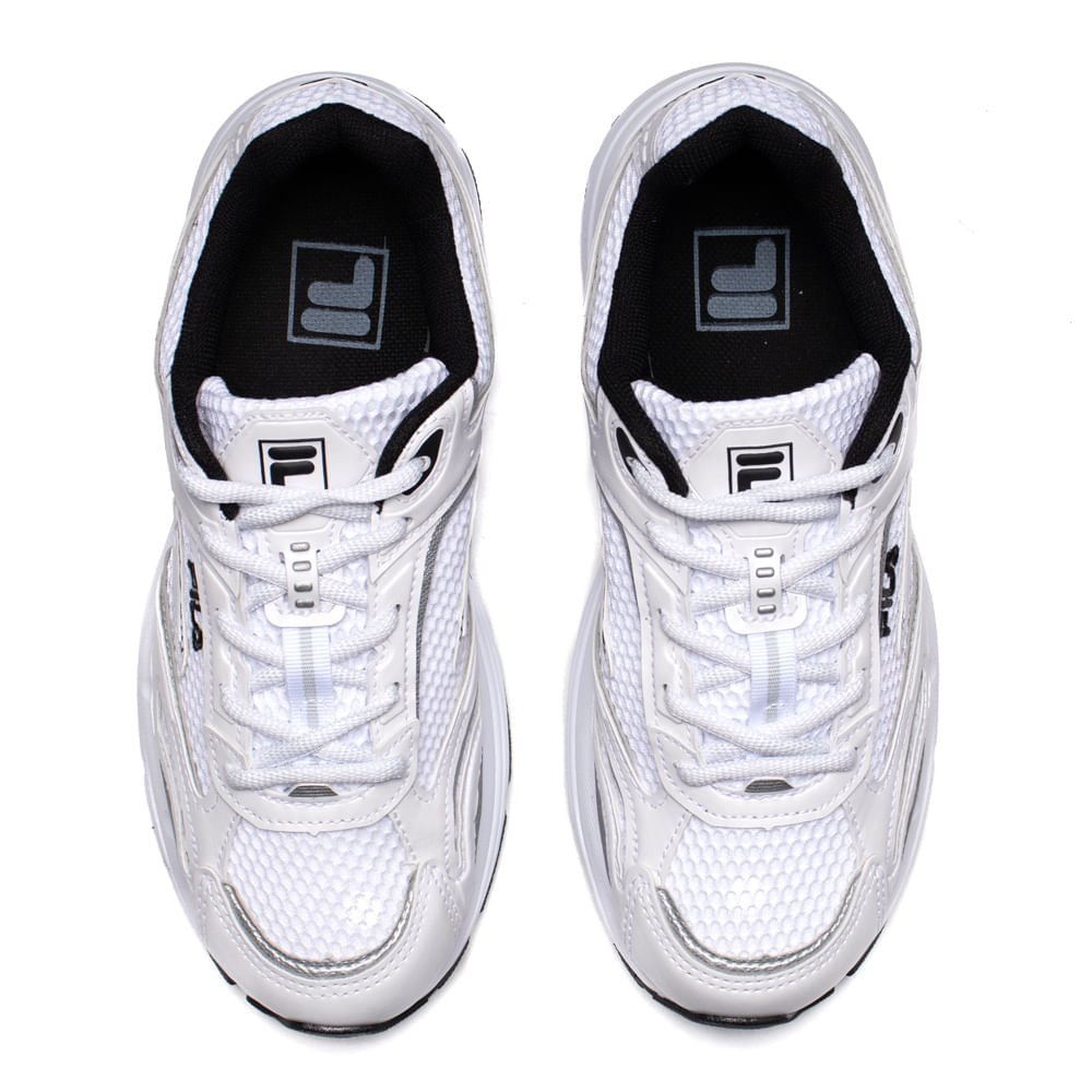 Tênis Feminino Fila Runner 2K Super Action Branco/Preto Branco 4