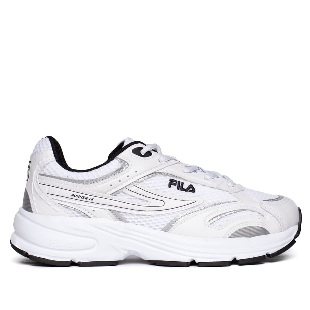 Tênis Feminino Fila Runner 2K Super Action Branco/Preto