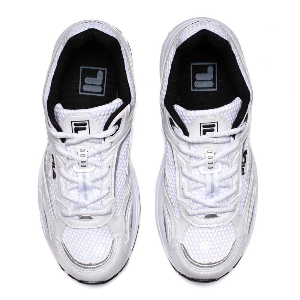 Tênis Feminino Fila Runner 2K Super Action Branco/Preto Branco 4