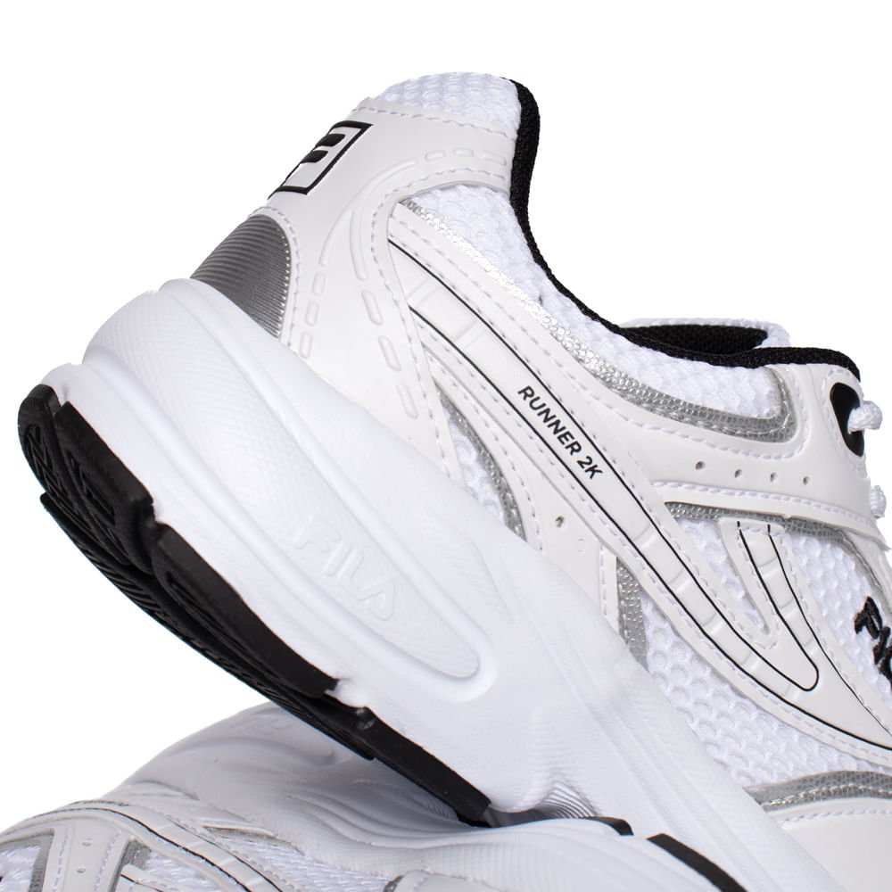 Tênis Feminino Fila Runner 2K Super Action Branco/Preto Branco 7