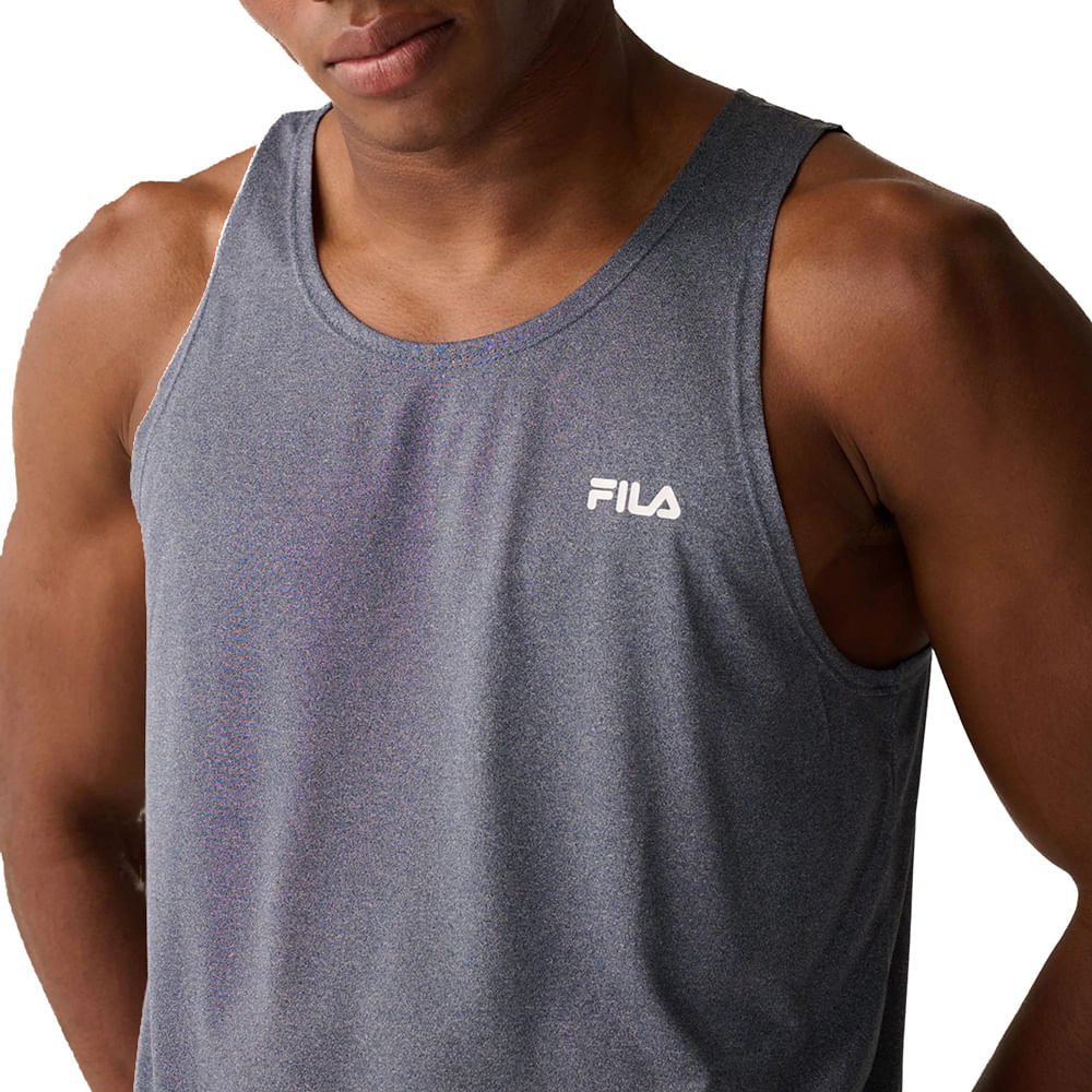 Regata Masculina Fila Sport Melange II Marinho Mescla Marinho Mescla 3