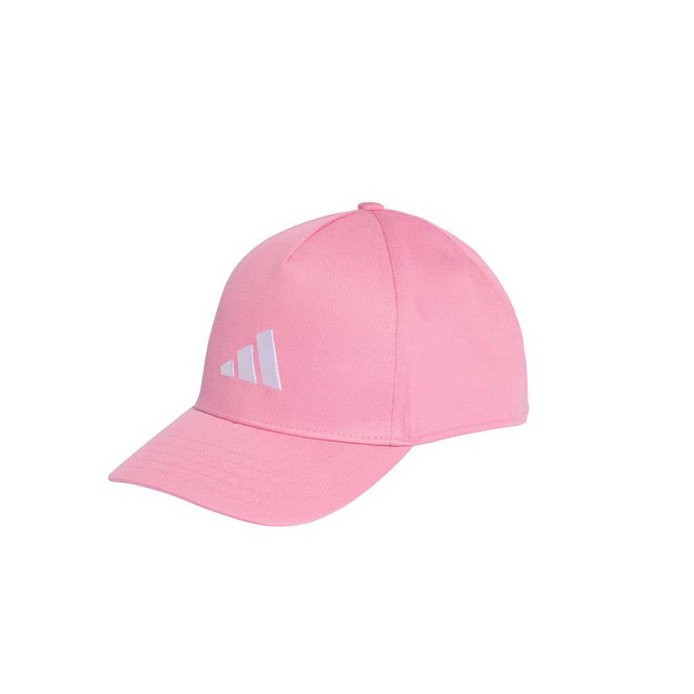 Boné Infantil Adidas Logo Rosa/branco