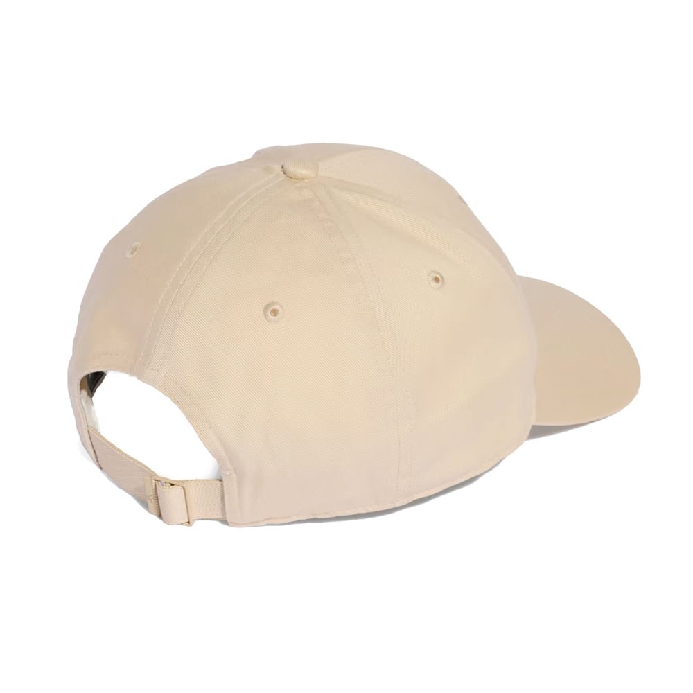 Boné Unissex Adidas Bordado Linear Bege Bege 2