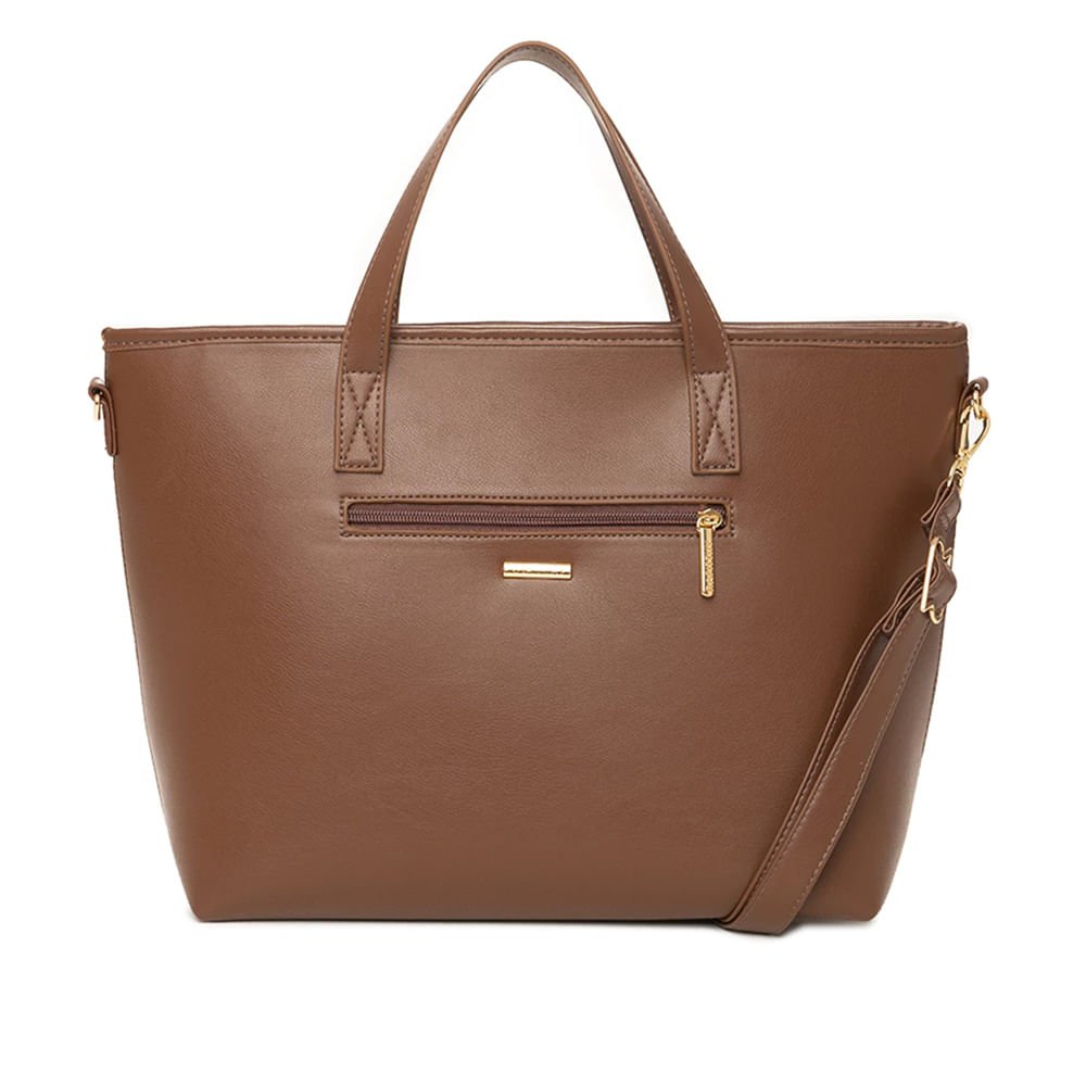 Bolsa Feminina Rafitthy Tiracolo Grande Croco Marrom