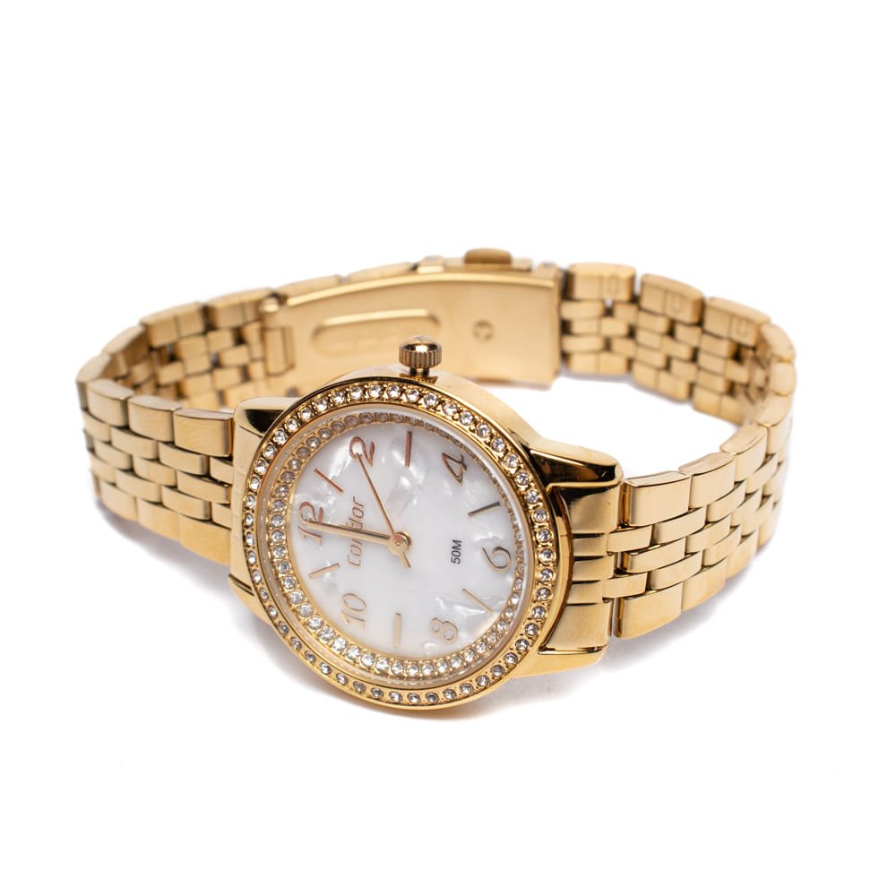 Relógio Feminino Condor CO2035OAV/K4B Kit Acessório Dourado Dourado 3
