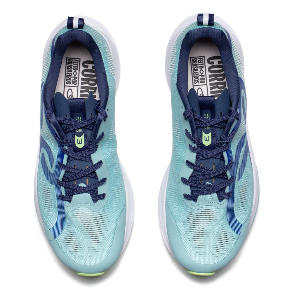 Tênis Unissex Olympikus Corre Vento 3 Esporte Azul Azul 4