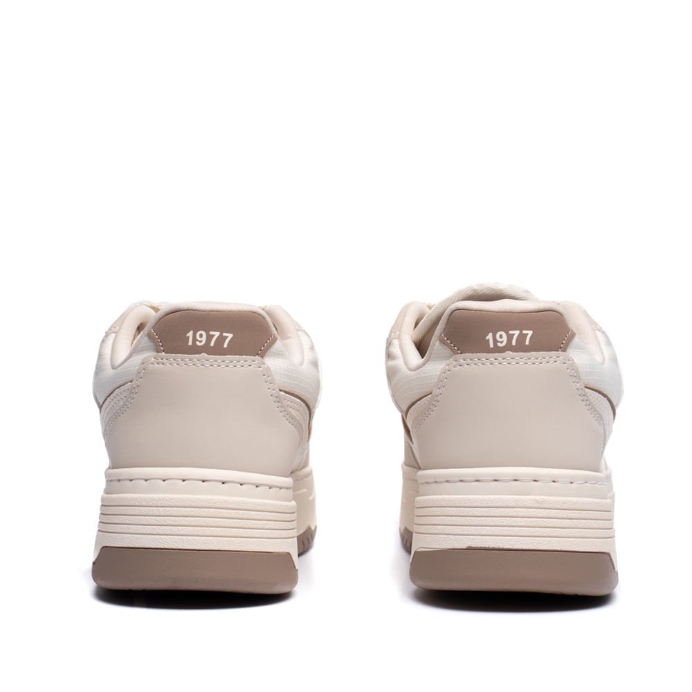 Tênis Feminino Via Marte Casual Napa Nobuck Off White/Bege Off White/Bege 3