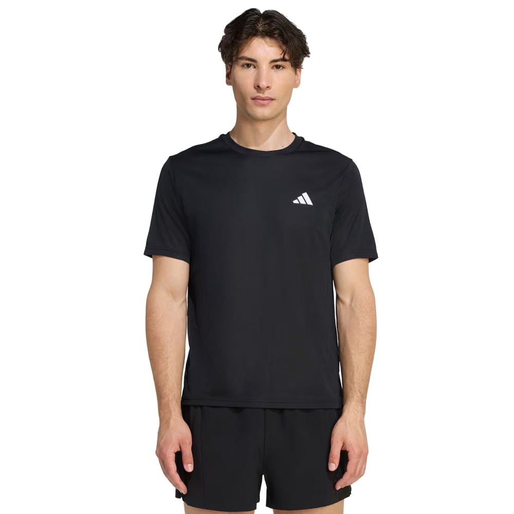 Camiseta Masculina Adidas We Base Treino Preto/Branco