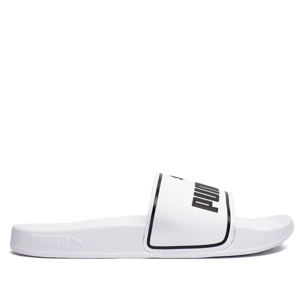 Chinelo Masculino Puma Leadcat 2.0 Slide Branco/preto Branco 2