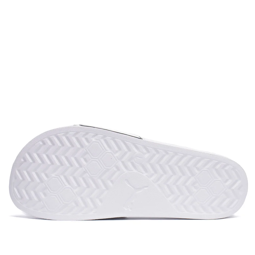 Chinelo Masculino Puma Leadcat 2.0 Slide Branco/preto Branco 3