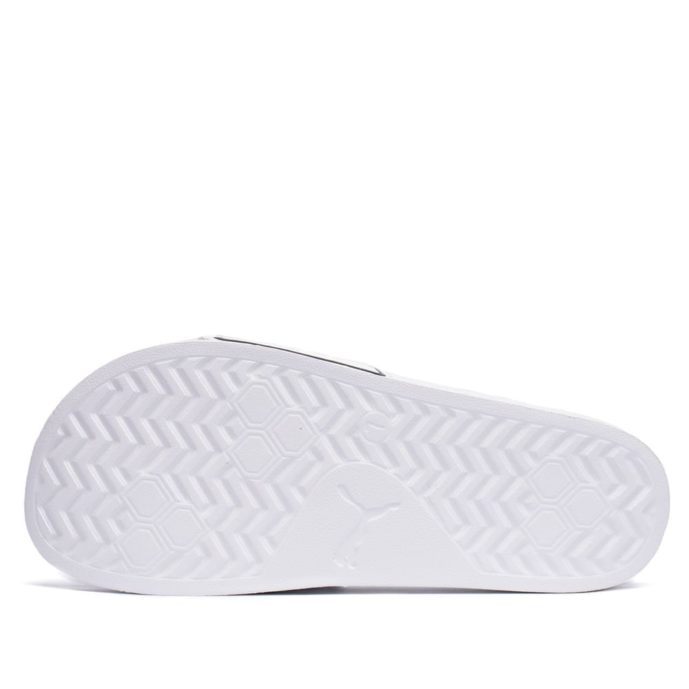 Chinelo Masculino Puma Leadcat 2.0 Slide Branco/preto Branco 3