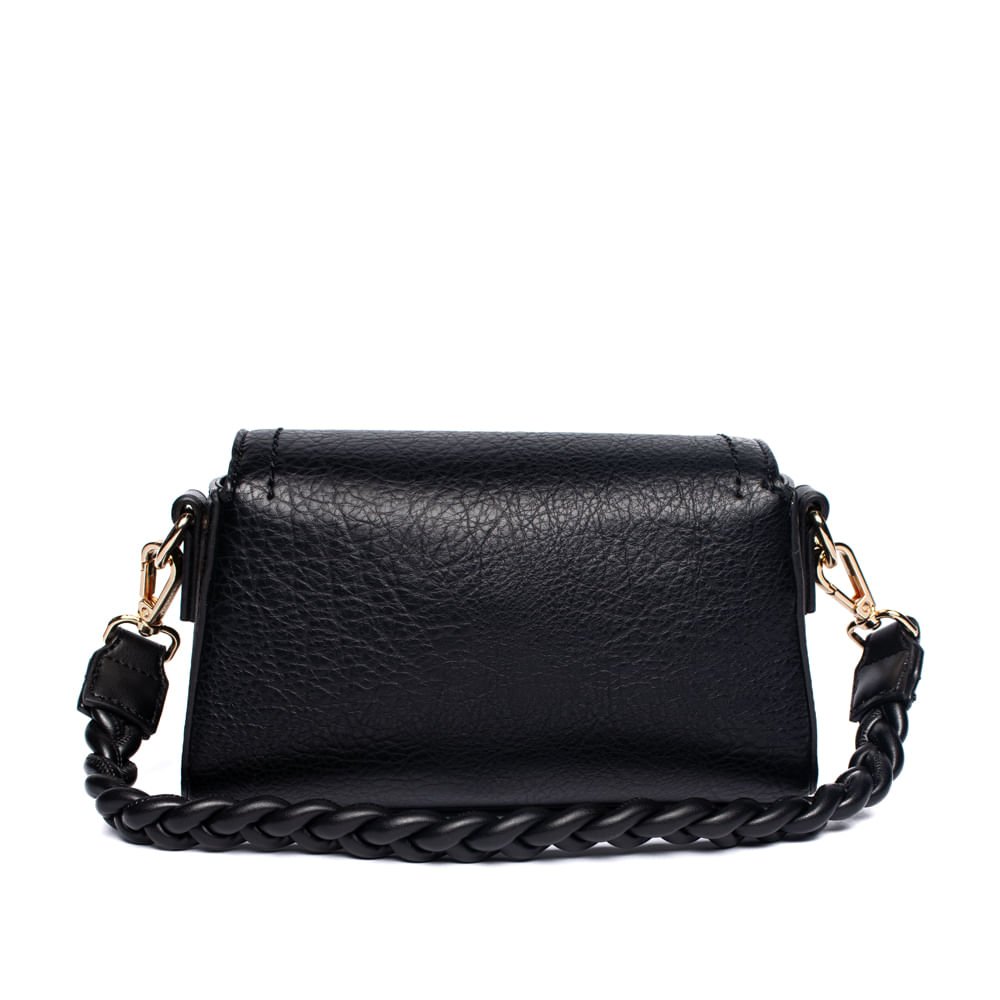 Bolsa Feminina WJ Clutch Pequena Preto Preto 2