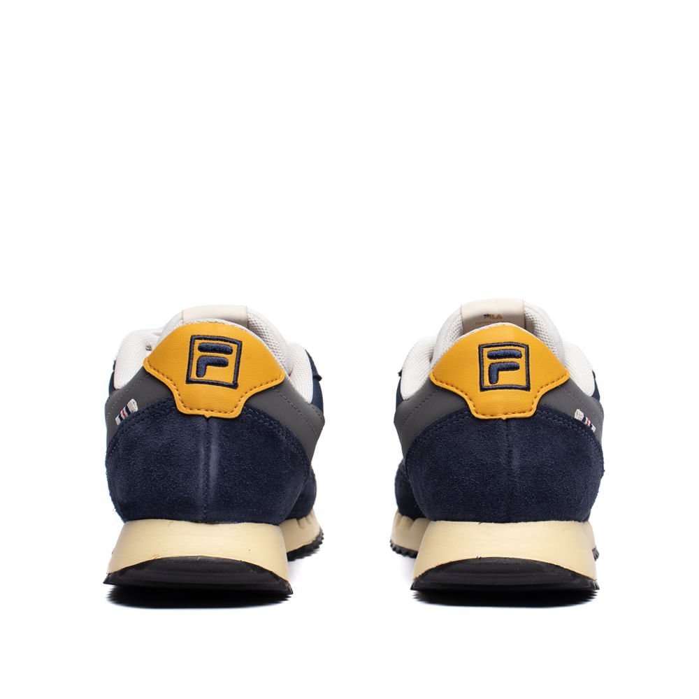 Tênis Masculino Fila Euro Jogger Vintage 90' Marinho/Bege Azul Marinho 3