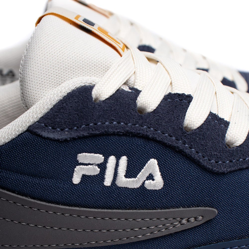 Tênis Masculino Fila Euro Jogger Vintage 90' Marinho/Bege Azul Marinho 5