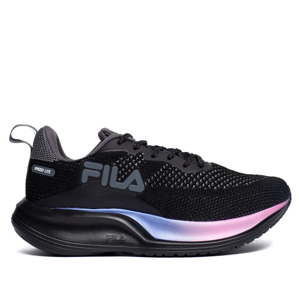 Tênis Feminino Fila Speed Lite Preto/Cinza