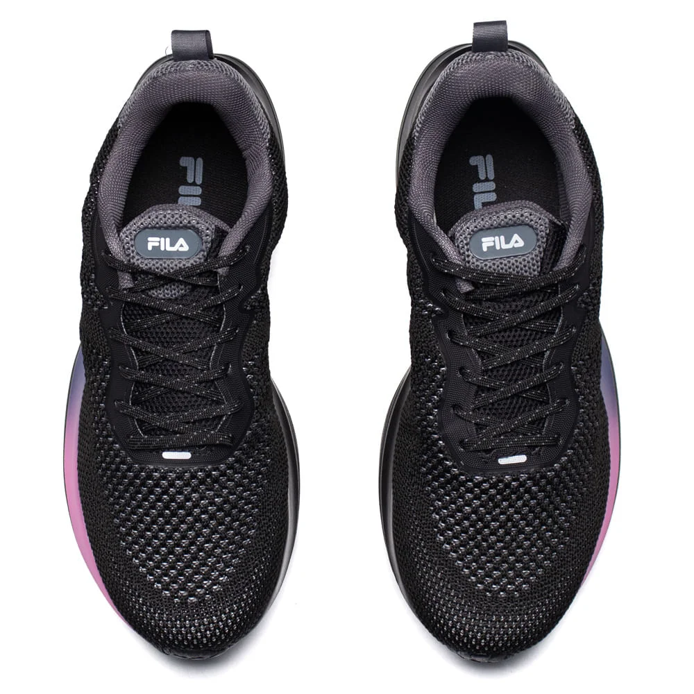 Tênis Feminino Fila Speed Lite Preto/Cinza Preto 4