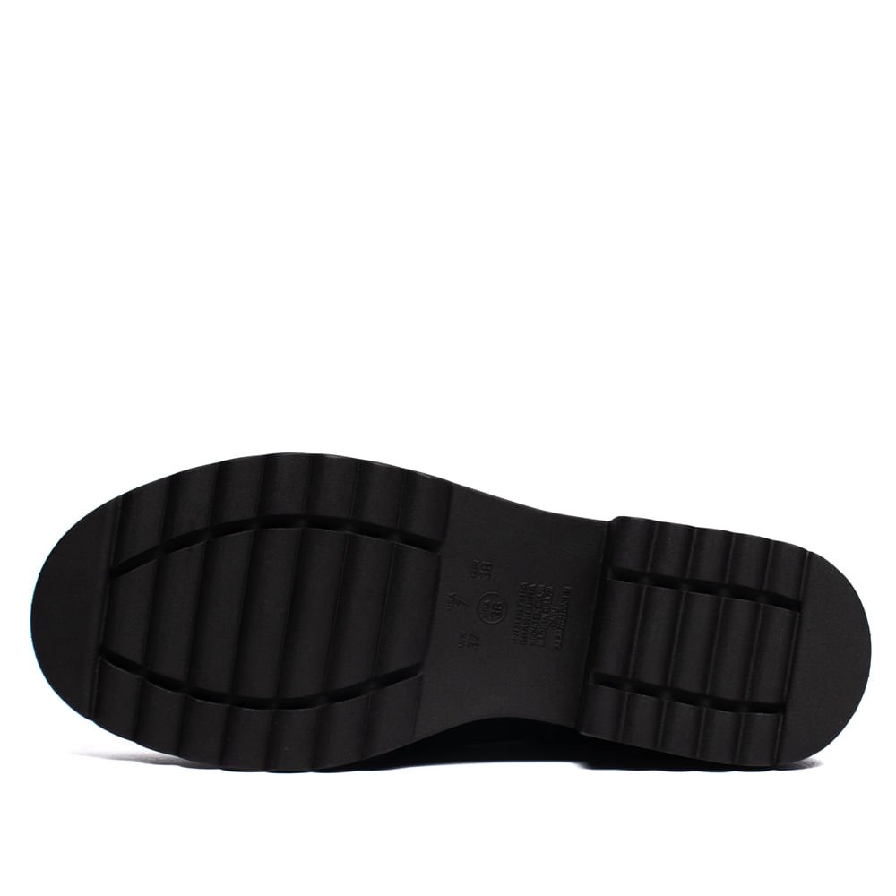 Bota Feminina Via Marte Cano Médio Tratorado Preto Preto 2