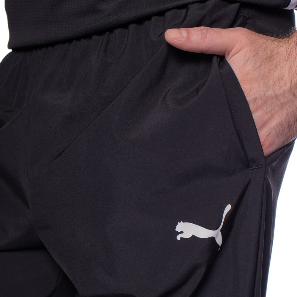 Calça Masculina Puma Teamrise Sideline Esportivo Preto Preto 3