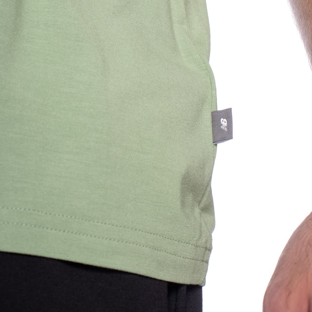 Camiseta Masculina New Balance Active Logo Verde Verde 4