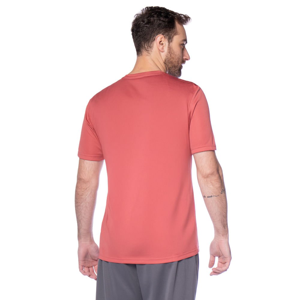 Camiseta Masculina Olympikus Essential Manga Curta Vermelho Vermelho 2