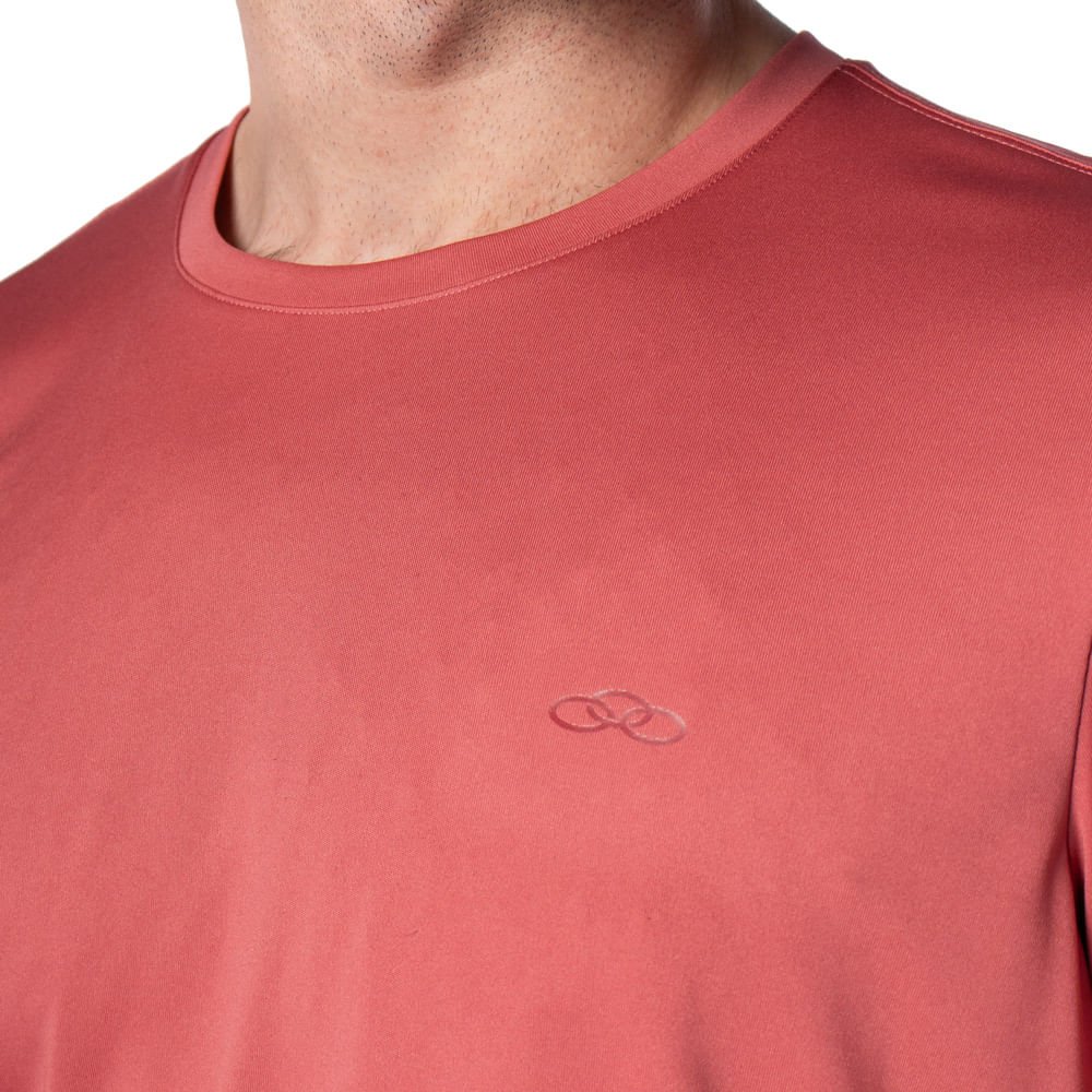 Camiseta Masculina Olympikus Essential Manga Curta Vermelho Vermelho 3