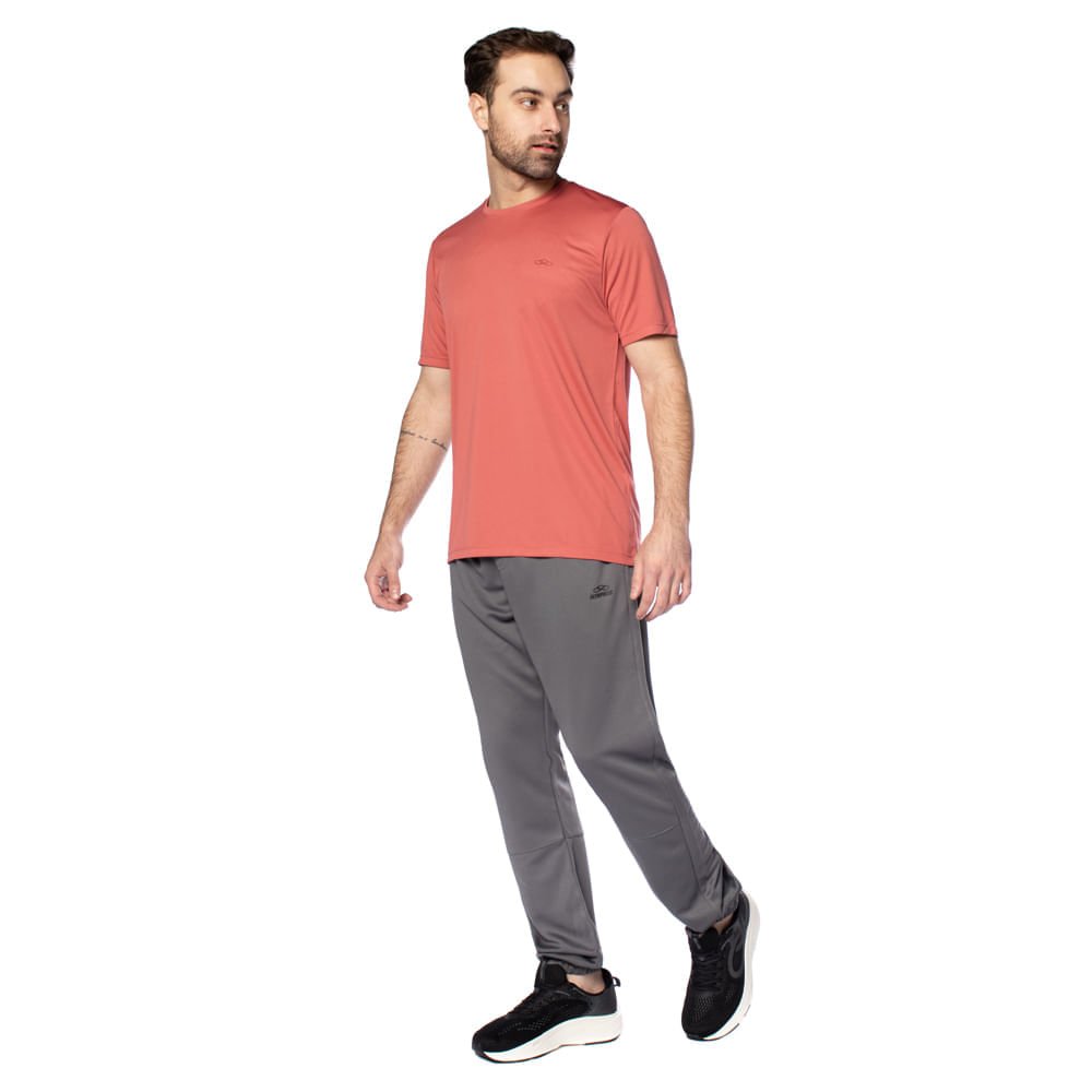 Camiseta Masculina Olympikus Essential Manga Curta Vermelho Vermelho 4